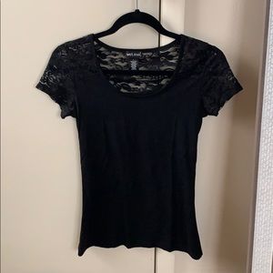 Black Lace Tshirt